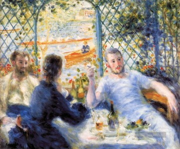 Pierre Auguste Renoir Werke - die Kanuten Mittagessen Pierre Auguste Renoir